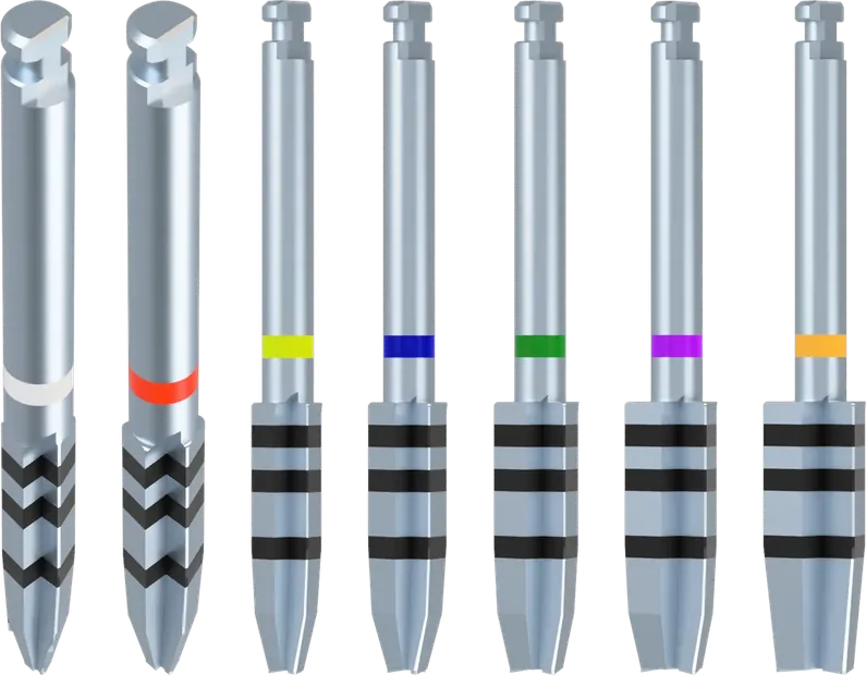 i-LiNQ final drills Ø2.5 to Ø5.2 mm