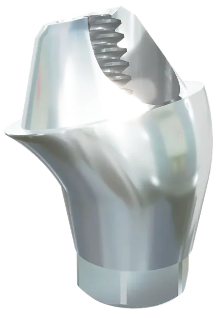 Multi-unit abutment 17°